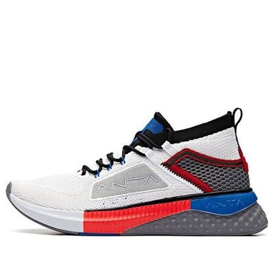 ANTA Running Series Sneakers 'White Red Blue' 11915553-1 Sneakers White, Red Blue, Red And Blue, Running, Sneakers, Red, Blue, White