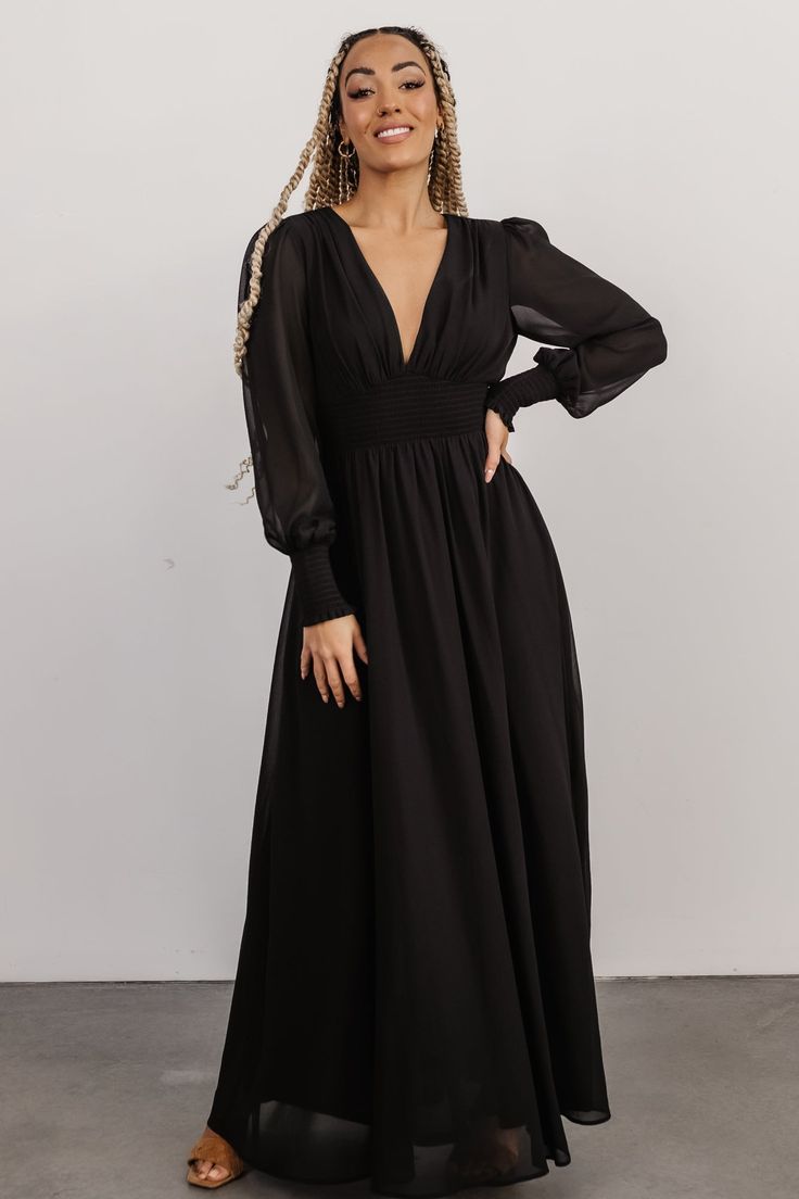 Long Sleeve Black Maxi Dress, Tulle Maxi Dress, Maxi Dress Collection, Baltic Born, Velvet Maxi Dress, Maxi Dress Black, Ruched Midi Dress, Rust Dress, Sleeve Maxi Dress