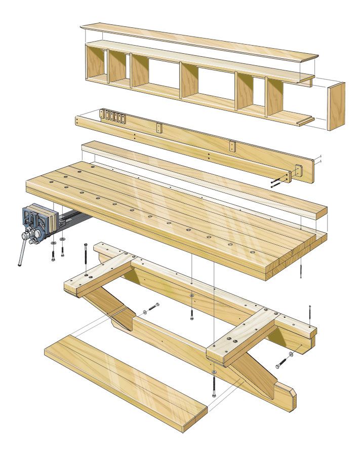 the plans for a diy picnic table are shown in three different positions, including two benches and one bench