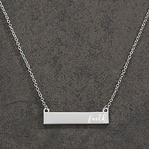 Her Personalized Nameplate Necklace- Silver Silver Nameplate Necklace, Personalized Nameplate Necklace, Infinity Symbol Necklace, Nameplate Necklace Silver, Promise Necklace, Sparkly Necklace, Diamond Choker Necklace, Evil Eye Necklace Gold, Latitude Longitude