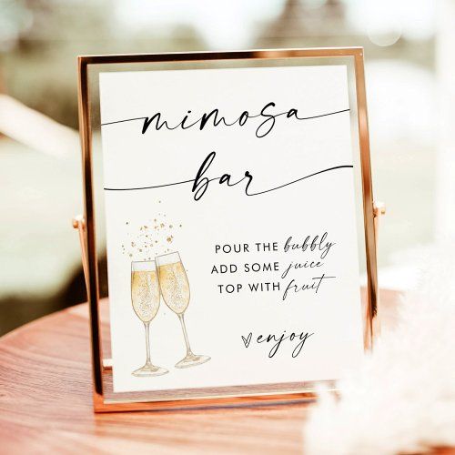 a card with two champagne glasses on top of it that says, minnesota bar pour the bubbles add some wine to top with toast