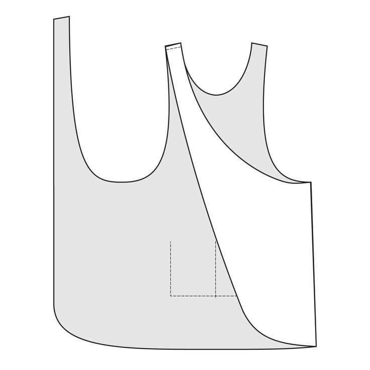 the front and back view of a tank top