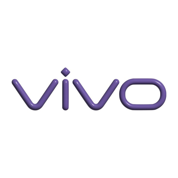 the word vivo is written in purple