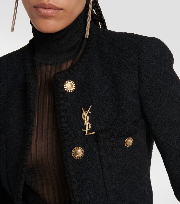 Find SAINT LAURENT Monogram Brooch on Editorialist. Material: brass. Made in France. Designer color name: Light Satin Gold. Saint Laurent Aesthetic, Saint Laurent Jewelry, Polished Casual, Brooch Jewelry, Fashion Quotes, Girly Jewelry, Stylish Jewelry, In Fashion, Made In France