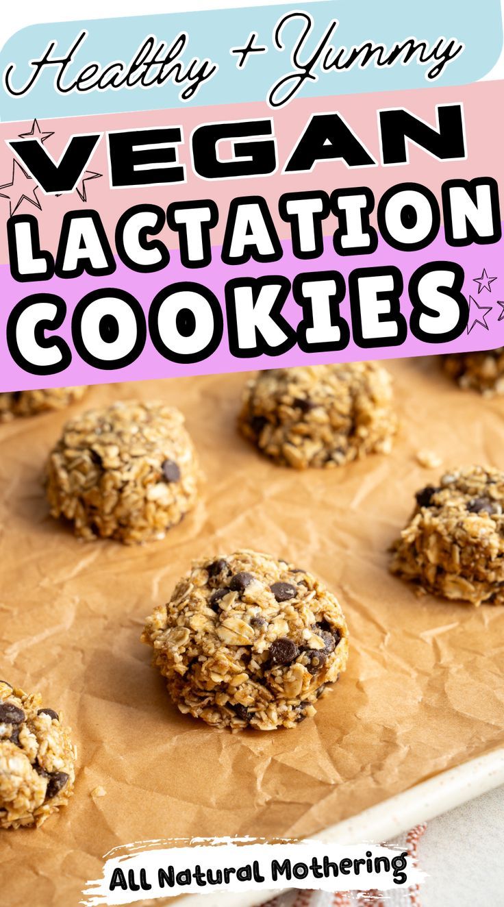 The best recipe for healthy dairy free lactation cookies. These vegan lactation cookies are so tasty, great to increase milk supply fast, and easy to make. Simple lactose free breastfeeding cookie recipe to increase breastmilk supply. Breastmilk Cookies, Dairy Free Lactation Cookies, Increase Milk Supply Fast, Breastfeeding Cookies, Healthy Lactation Cookies, Lactation Cookies Recipe, Dairy Free Breastfeeding, Healthy Milk, Low Milk Supply