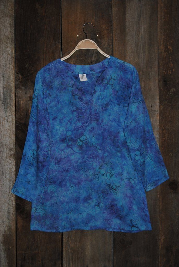 Batik Tunic in Blue Hues – Girl Intuitive Blue Fitted Tunic Kurta, Casual Printed Blue Tunic, Casual Blue Printed Tunic, Traditional Blue Printed Tunic, Blue Long Sleeve Kurta With Batik Print, Fitted Blue Casual Tunic, Fitted Casual Blue Tunic, Casual Fitted Blue Tunic, Blue Bohemian Tunic Kurta