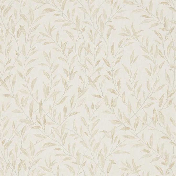 a white wallpaper with leaves on it