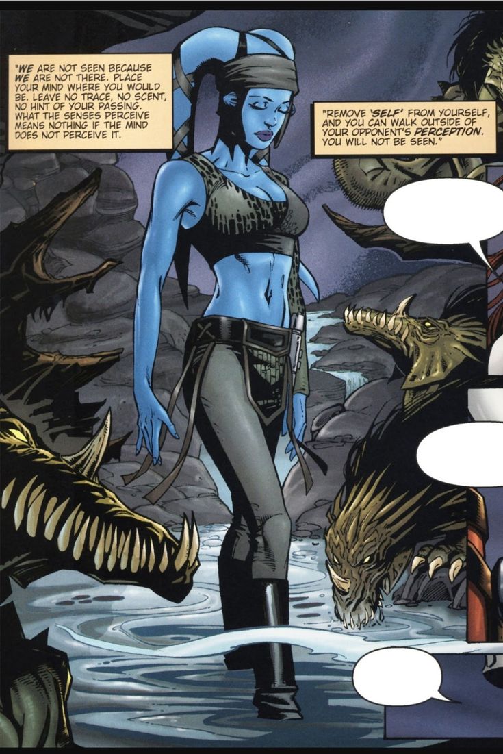 a comic strip with an image of a woman standing in front of a dragon and another creature