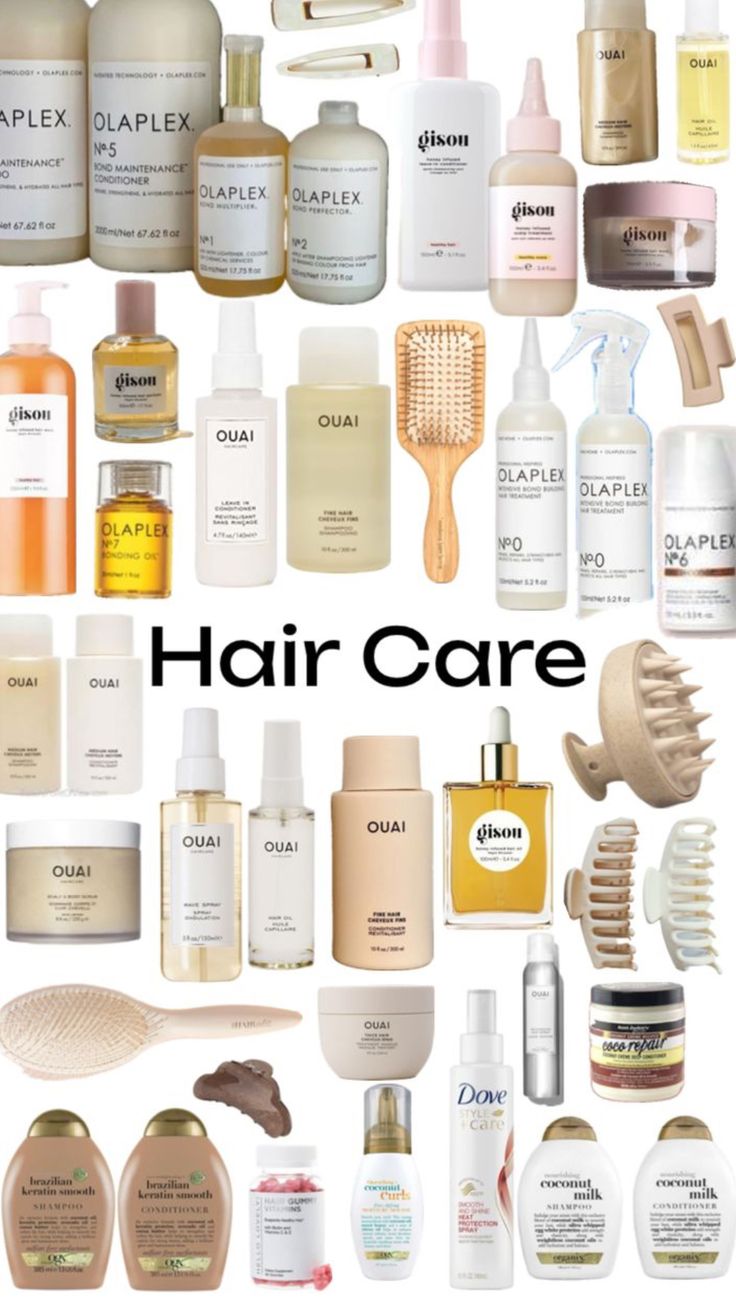 Clean Girl Hair Products, Aesthetic Haircare Products, Hair Care Aesthetic Products, Hair Products For Straight Hair, Wavy Hair Care, Healthy Hair Routine, Korean Beauty Products, Best Hair Care Products, Shower Skin Care