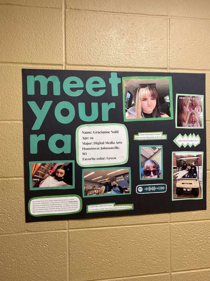 a sign on the wall that says meet your ra