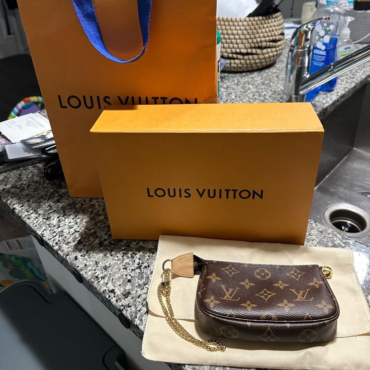 Reposhing This Item I Purchased From @Hannahherrin430. Loved It, But Ready To Rotate For Something New. Questions? Leave A Comment Below! Small Louis Vuitton Purse, Louis Vuitton Mini Pochette, Louis Vuitton Mini, Louis Vuitton Purse, Bags Louis Vuitton, Louis Vuitton Bags, Something New, Louis Vuitton Bag, Bag Lady