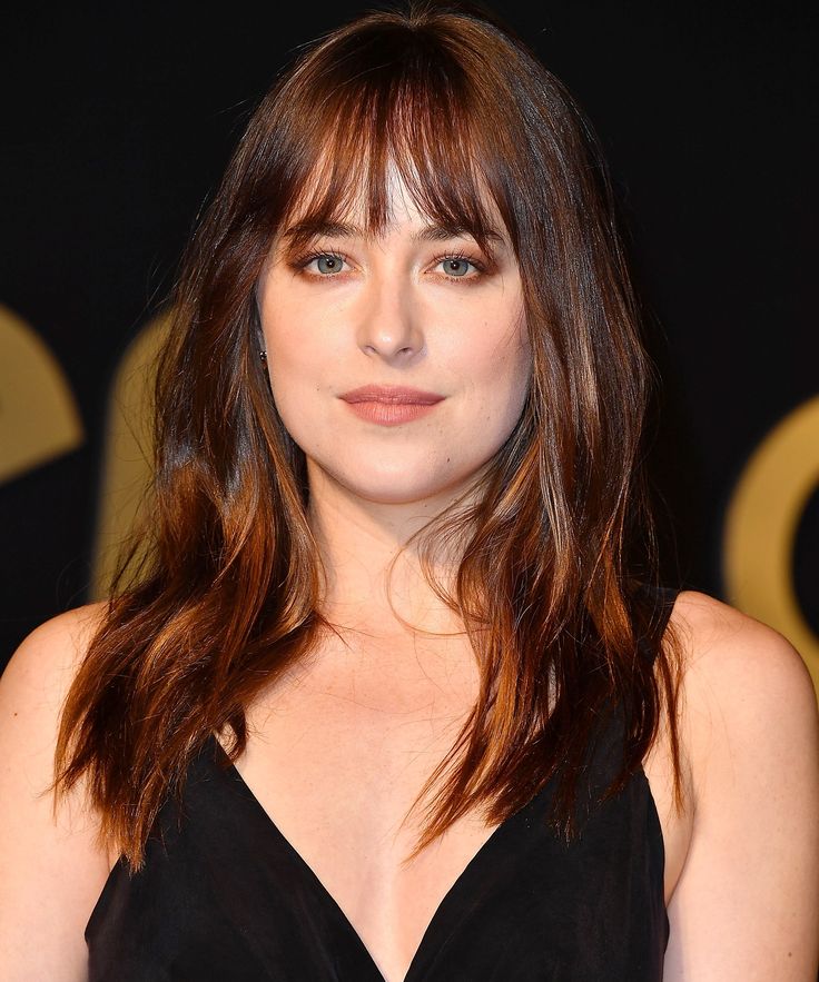 Find the Best Bangs for Your Face Shape - Dakota Johnson: Oval Face from InStyle.com Oval Face Bangs, Haircut Inspo, Long Face Shapes, Classic Haircut, Bangs For Round Face, Fall Hair Cuts, Face Shape Hairstyles, Anastasia Steele, Oval Face Hairstyles