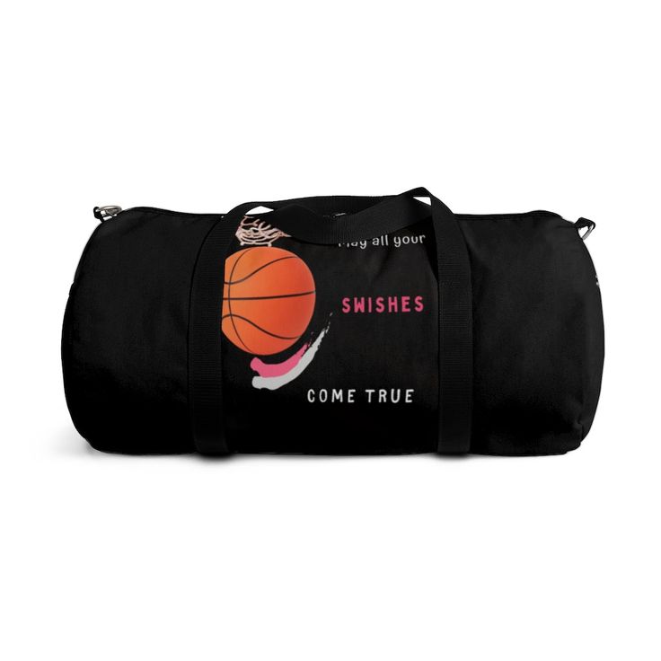 Pack your confidence and your ball in the same bag! Customizable, Lightweight, and Durable, our custom-printed duffel bags are great for a Lady Baller on the go! Perfect for the gym, a tournament , or for any other storage need! Easy to carry in your hands or around your shoulders. *100% Polyester*Black durable straps*Small and large size available Small Large Length, in 19.02 23 Height, in 9.49 12.01 Width, in 9.49 12.01 Main strap length, in 27.56 27.56 Handle height, in 10.99 12.01 Handle wid Rectangular Black Bag For Sports Events, Black Sporty Gym Bag For Sports Events, Black Sporty Gym Bag For Sports, Practical Black Bag For Sports Events, Functional Black Duffle Bag For Sports Events, Sewing Tags, Duffel Bags, A Lady, Duffel Bag