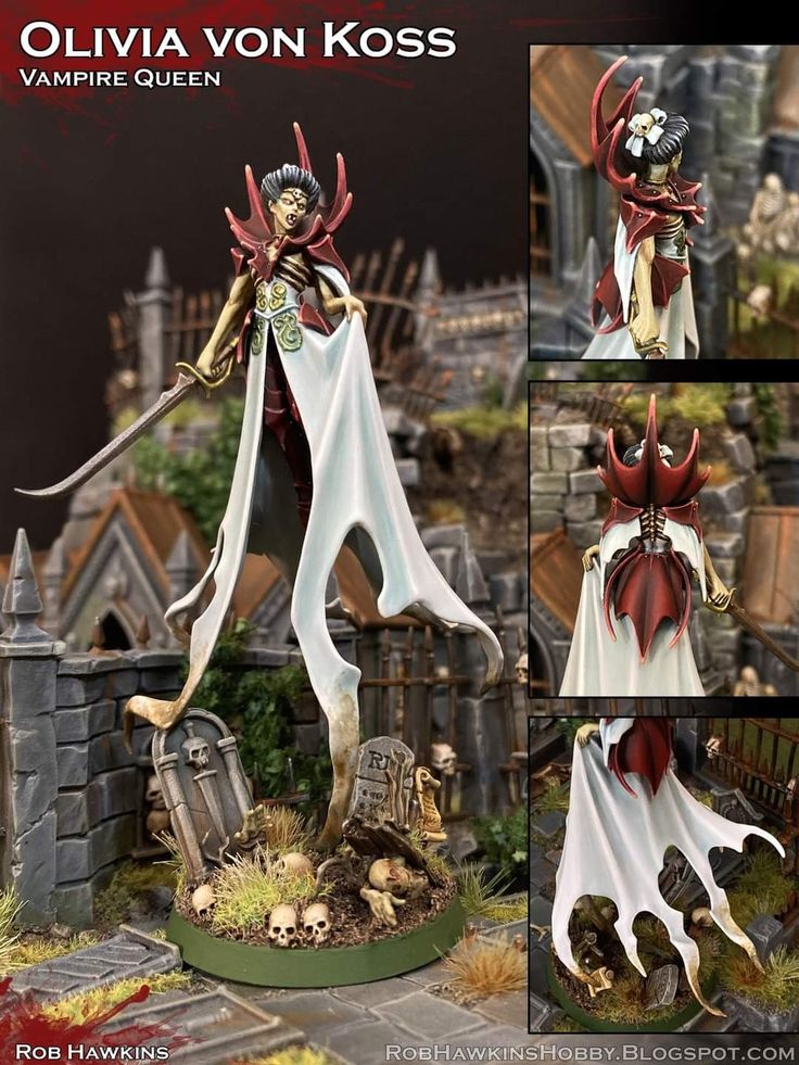 the figurine is made to look like an evil queen