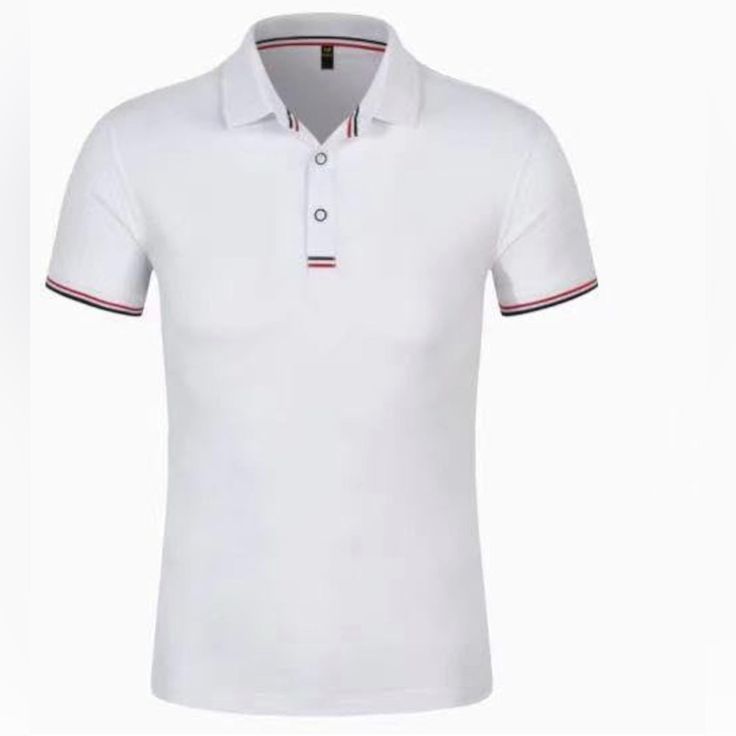 Elevate Your Wardrobe With This Classic And Versatile Fussel Polo Shirt. Designed With A Timeless Style In Mind, This Shirt Features A Collared Neckline, Short Sleeves, And A Button Closure. The Striped Pattern Adds A Touch Of Designer Flair, While The Easy-Care And Breathable Fabric Make It Suitable For All Seasons. Perfect For Any Sports Activity, Such As Tennis, Walking, Or Golf, This Polo Shirt Is Available In Sizes S Through Xl5. It's Machine Washable And Made From A Blend Of 90% Cotton, 5% Fitted White Shirt With Polo Collar, White Fitted Top With Collared Neckline, Slim Fit Cotton Top With Polo Collar, White Casual Collar Top For Workwear, Basic Fitted Collared Shirt, White Casual Collar Tops For Work, White Collared T-shirt For Summer, White Collared T-shirt For Spring, Casual Slim Fit Polo Collar Tops