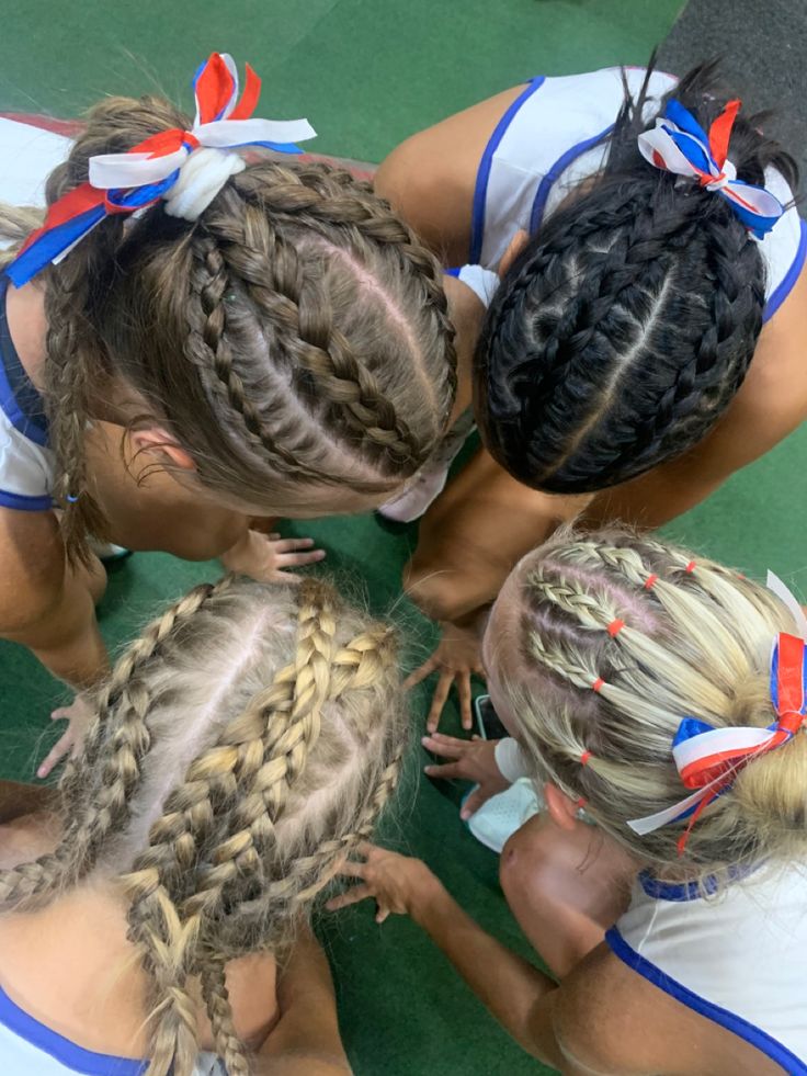 Cute Cheer Hairstyles, Lax Hair, Race Day Hair, Running Hair, Hockey Hair, Cool Brown Hair, Softball Hair, Running Hairstyles, Hairstyles Elegant