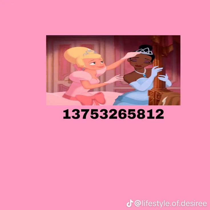 the princess and the frog are talking to each other in front of a pink background