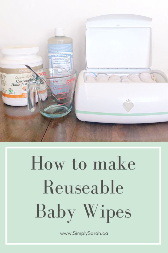 baby wipes and bottles on a table with the words how to make reuseable baby wipes