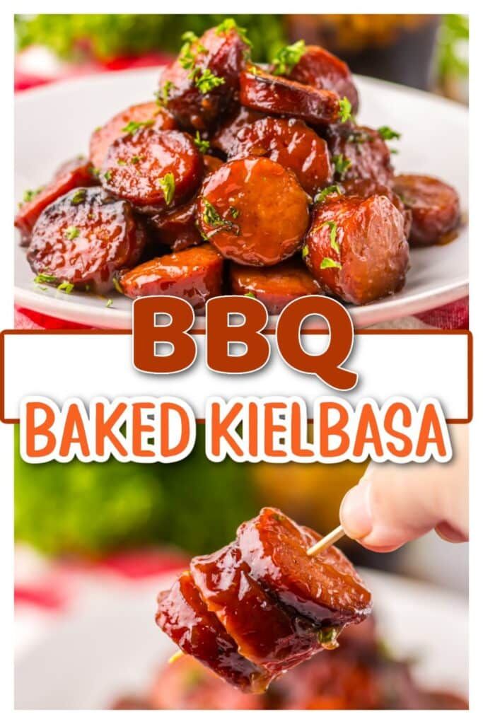 baked bbq kielbasa, baked smoked sausage, bbq kielbasa, bbq smoked sausage, kielbasa recipes, smoked sausage recipes Kilbasa Sausage Recipes Bbq, Bbq Kielbasa Recipes, Bbq Kielbasa Crockpot, Bbq Baked Sausage, Kielbasa Appetizer Crockpot, Keibasa Sausage Meals, Polka Kielbasa Recipes, Kabasa Appetizers, Kolbasa Sausage Recipe