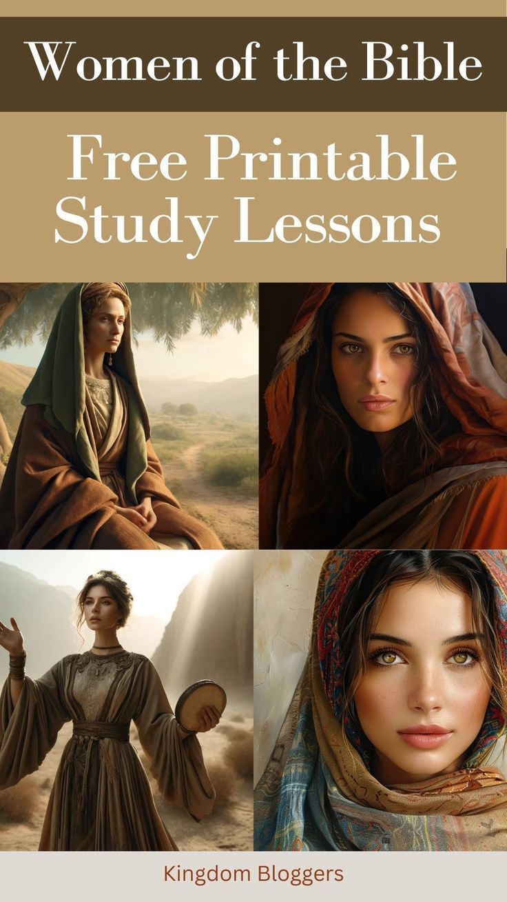 women of the bible free printable study lessons