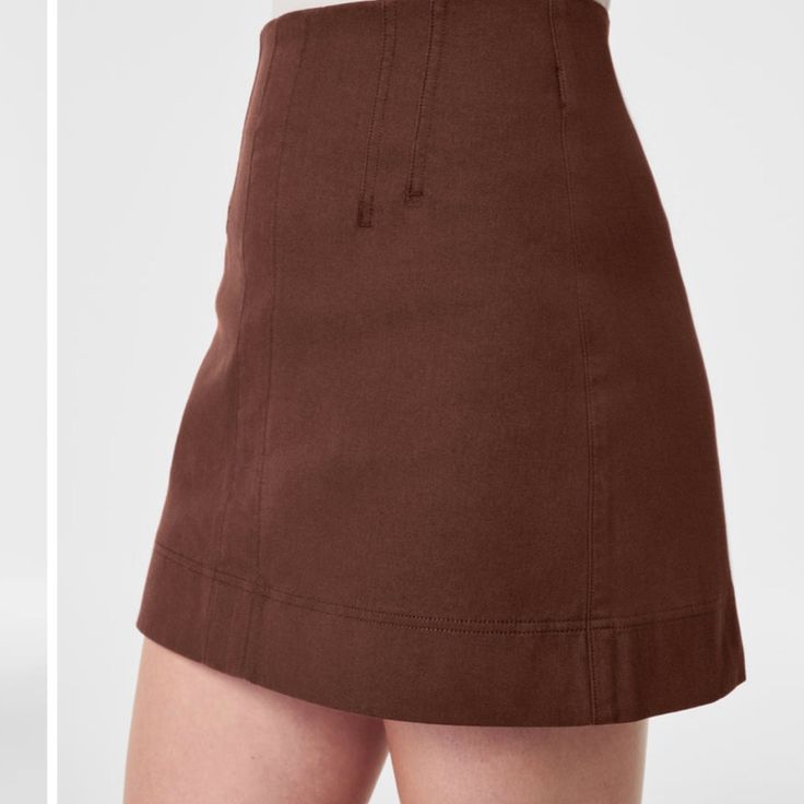 Nwt This Brown Spanx Mini Skirt Is A Perfect Staple For Autumn. Super Soft Material, A True Size 1x, It Has Stretch In The Waist, And Is Smoothing. Open To Offers. Short Length Relaxed Cargo Skirt For Spring, High Waist Fitted Brown Skort, Brown Lined Mini Skort, Brown Mini Skirt For Summer Workwear, Fitted Brown Lined Tennis Skirt, Brown Summer Mini Skirt For Workwear, Summer Brown Mini Skirt For Work, High Waist Lined Skort, Relaxed Fit, High Waist Relaxed Lined Skort