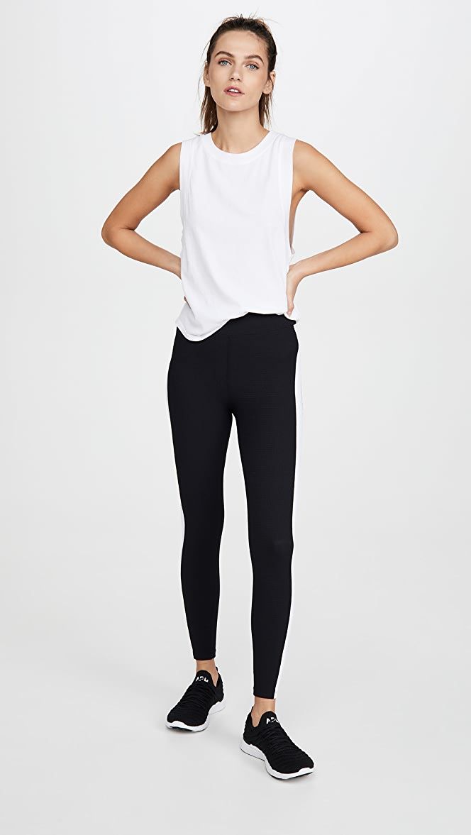 Year of Ours The Perfect Muscle Tank | SHOPBOP Minimal Stretch Spring Tops In Athleisure Style, High Stretch Solid Cotton Activewear, High Stretch Cotton Activewear, Basic High Stretch Activewear For Loungewear, Athleisure Tops With Minimal Stretch For Loungewear, Basic Stretch Cotton Activewear, Functional Sleeveless Tops For Loungewear, Ribbed Crew Neck Athleisure Activewear, Basic Comfort Stretch Activewear For Workout