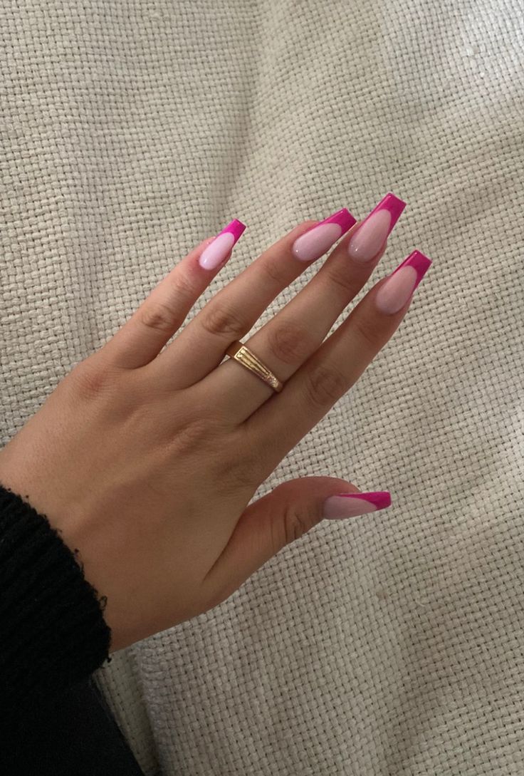 Ballerina Nails Designs Ideas, Pink Nails Ideas, Balarina Nails, Ballerina Nails Designs, Coffin Nails Ombre, Nails Ballerina, Pink French Nails, August Nails, Sassy Nails