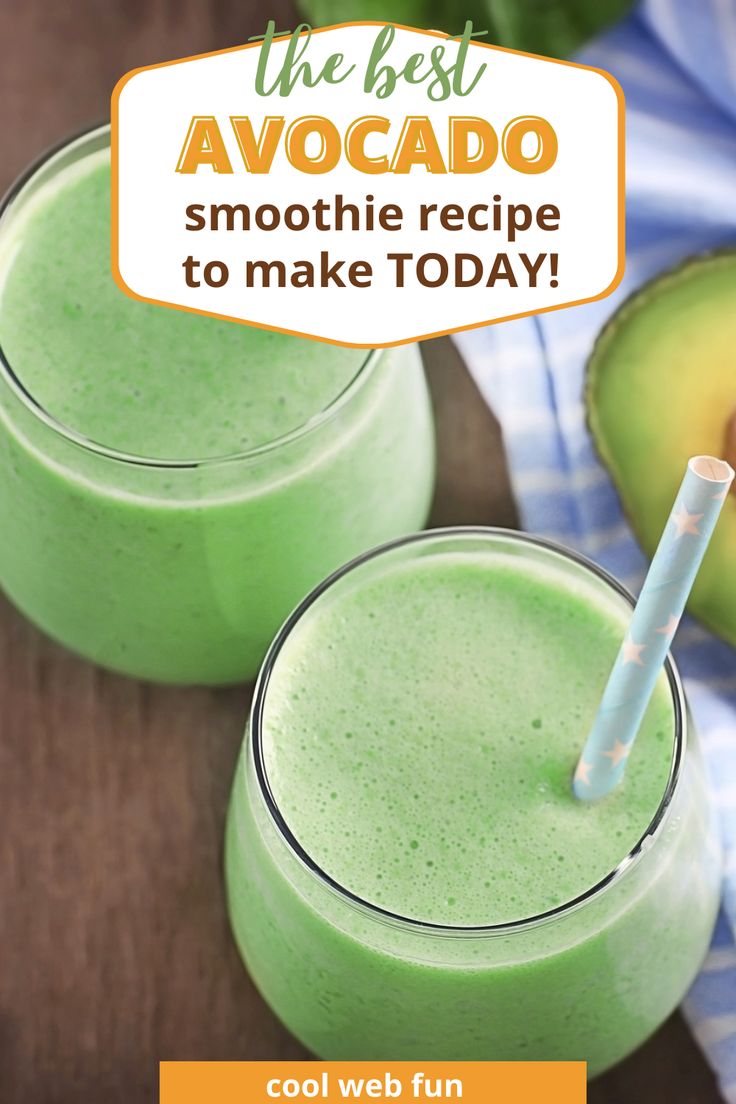 the best avocado smoothie recipe to make today