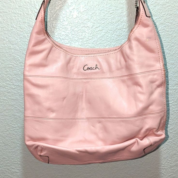 Light Pink Brand New Coach Shoulder Bag. Coach Everyday Bags For Spring, Coach Bags For Everyday Spring Use, Spring Coach Everyday Bags, Spring Coach Bags For Everyday Use, Spring Casual Coach Bags, Coach Spring Satchel Bag, Spring Coach Satchel Bag, Casual Coach Bags For Spring, Chic Coach Bags For Spring