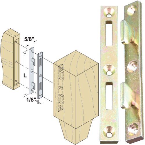 an image of a door hinge with measurements