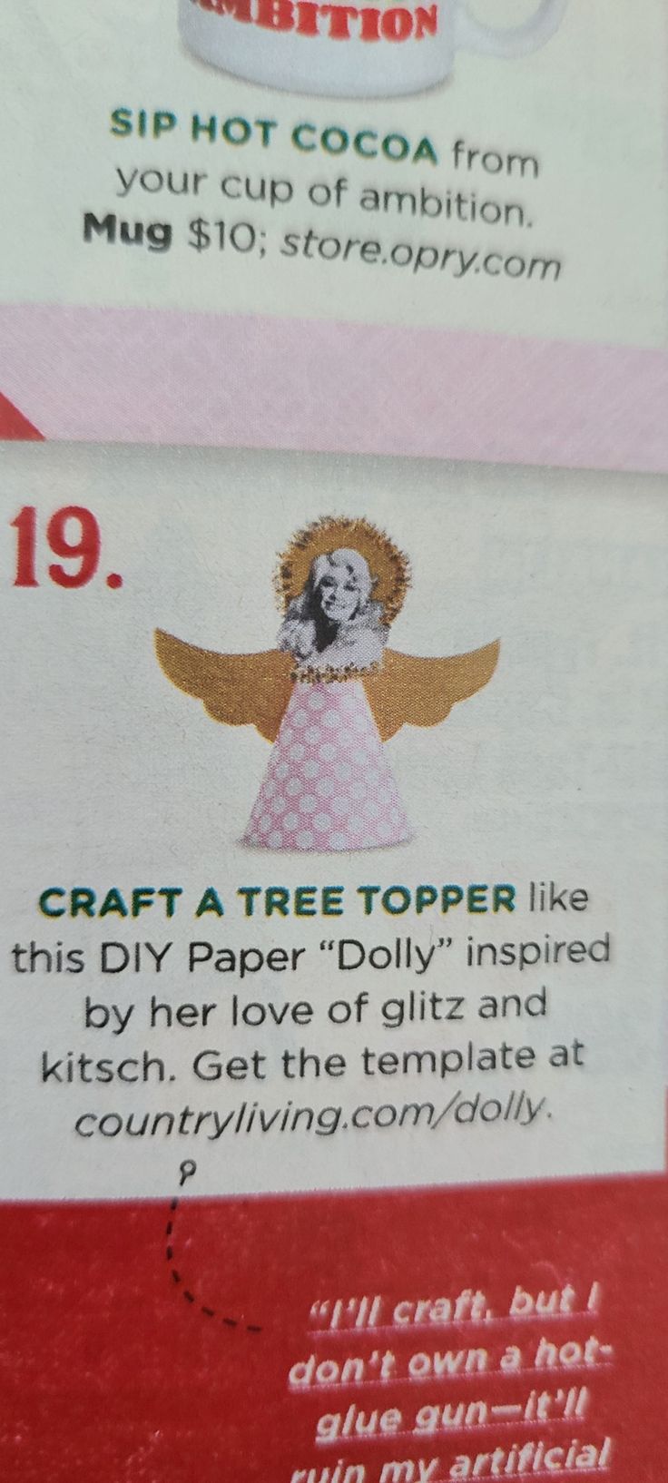 two coupons for craft a tree topper like this diy paper doll