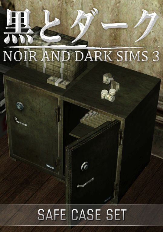 an image of a safe case set for the game noir and dark sims 3