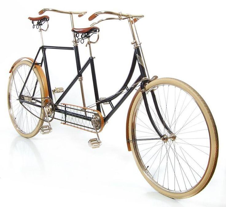 an old fashioned bicycle is shown against a white background