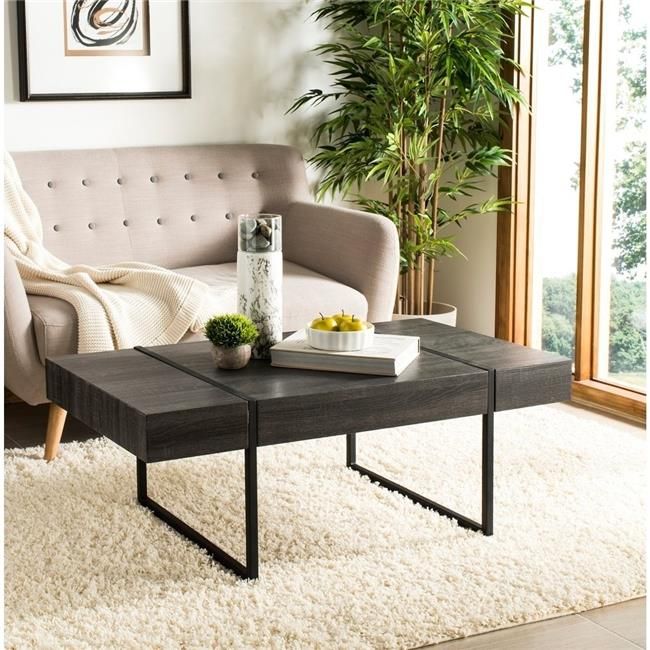 Striking&stylish,thisboldrectangularmoderncoffeetablewasinspiredbythenewhomeofLondon'stopinteriordesigner.Itsminimalistlinesarehighlightedwithachicblackfinishthatcreatesthefoundationforanycontemporarylivingroom.SpecificationsColor:BlackStyle:Casual,Modern&ContemporaryMaterial:MdfType:CoffeeTablesFinish:PaintedFrameMaterial:Metal Modern Black Coffee Table, Safavieh Furniture, Coffee Table Furniture, Industrial Coffee Table, Black Coffee Tables, Coffee Table Rectangle, Contemporary Coffee Table, Contemporary Living Spaces, Modern Coffee Table