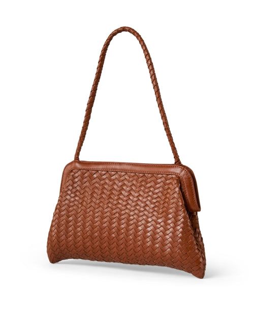 A chic new style from Bembien, the Le Sac is a sophisticated shoulder bag that is ideal for everyday wear. It features a woven leather exterior, a magnetic closure, and a small interior pouch to keep you organized on-the-go. Slip the Le Sac through your arm for rooftop gatherings under the stars or wear it with your favorite occasionwear for an easy daytime look. On-the-go Woven Leather Pouch Shoulder Bag, Travel Woven Leather Pouch Shoulder Bag, Travel Pouch Shoulder Bag In Woven Leather, Classic Brown Shoulder Bag With Woven Leather, Elegant Woven Leather Hobo Crossbody Bag, Elegant Woven Leather Crossbody Hobo Bag, Classic Intrecciato Weave Shoulder Bag For Daily Use, Formal Brown Woven Leather Shoulder Bag, Classic Everyday Shoulder Bag With Intrecciato Weave