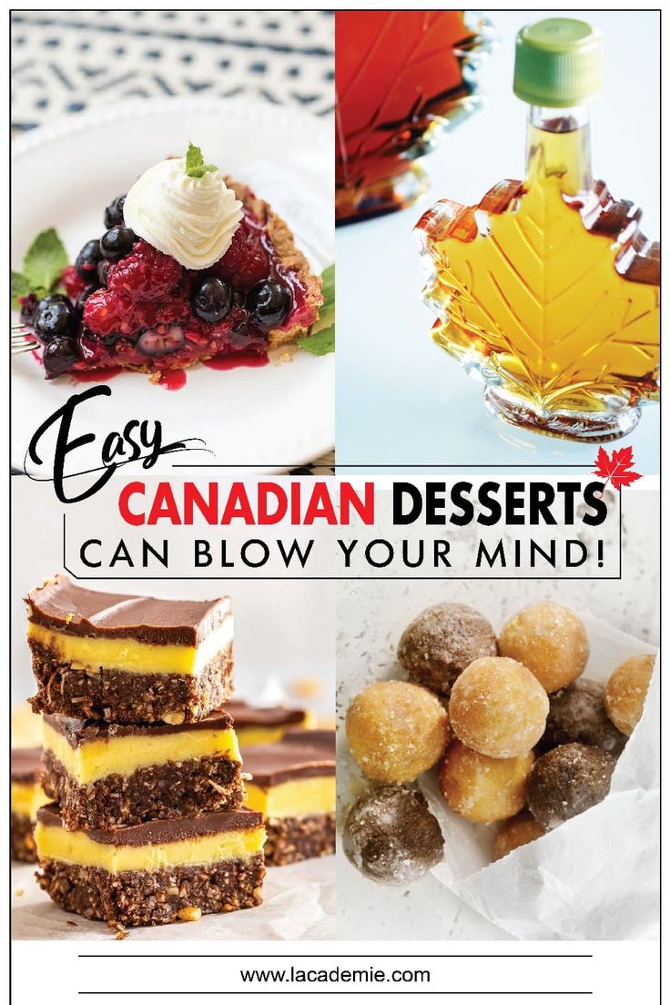 Nanaimo bars, maple syrup, and other Canadian desserts immerse you in tastiness. Canadian Desserts, French Canadian Meat Pie Recipe, Canadian Dessert Recipes, Canadian Meat Pie Recipe, Five Spice Pork, Canadian Dessert, Canadian Recipes, Canadian Dishes, Desserts Around The World