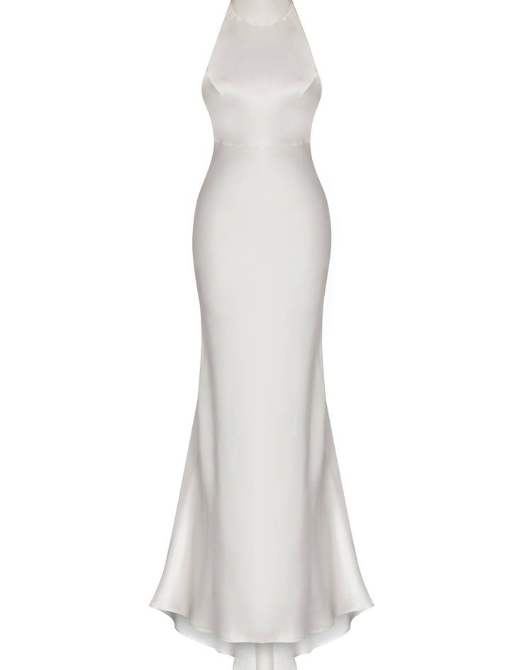 For a classic evening ensemble, turn to this gown from Nana Gotti. The minimalist style features a halterneck, fluid column silhouette, and a body-skimming fit.Details & Fit Halterneck styling with tie closure Fully lined Care instructions: specialist clean Low back Fitted Fabric Mid-weight material 100 % Viscose White Gown, White Gowns, The Minimalist, Minimalist Style, Low Back, Minimalist Fashion, High Neck, Turn Ons, White