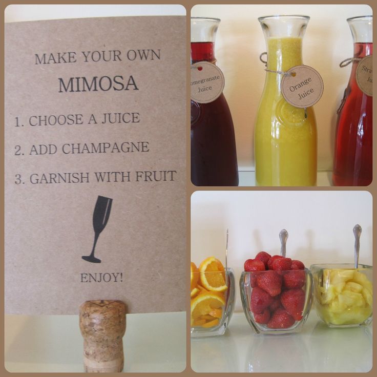 the menu is displayed with different types of fruit and drinks in glass containers, including raspberries, oranges, lemonade, and wine