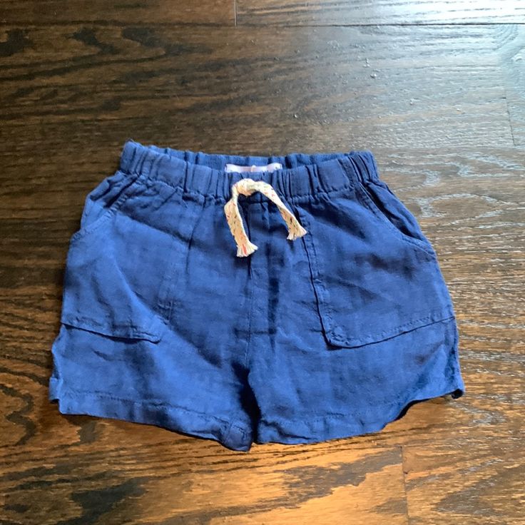 Zara Shorts Size 12/18 Months Never Worn They Run Big In My Opinion Smoke Free Home Material Is Linen Summer Playwear Shorts With Pockets, Casual Short Length Bottoms For Playtime, Blue Bottoms With Pockets For Playtime, Blue Summer Bottoms For Playtime, Summer Blue Bottoms For Playtime, Playtime Bottoms With Pockets And Short Length, Blue Bottoms With Pockets For Playwear, Short Bottoms With Pockets For Playtime, Zara Shorts With Pockets For The Beach