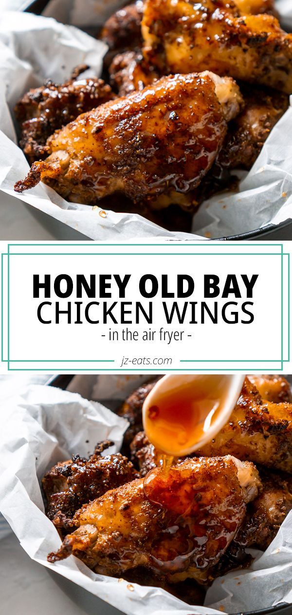 honey old bay chicken wings in the air fryer