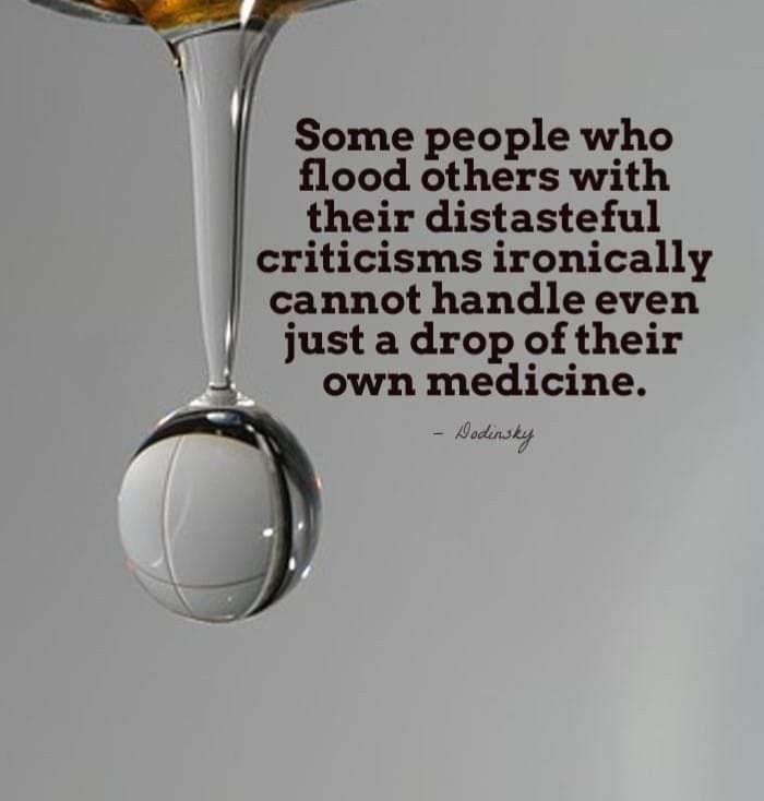 a drop of liquid with a quote about medicine on the bottom and an image of a spoon