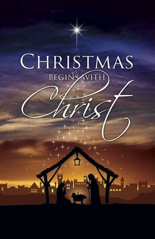 christmas is beginning with the birth of jesus