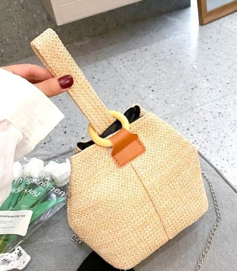 Woven material Material-Khaki Diy Bag Designs, Head Shop, Barbie Accessories, 3d Projects, Summer 2023, Diy Bag, Online Clothing Stores, Clutch Handbag, Online Clothing