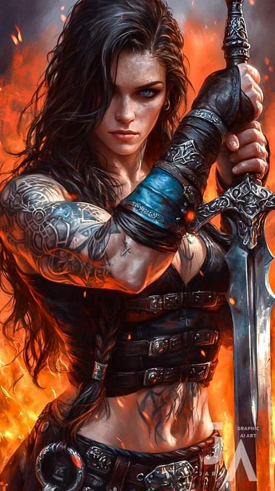 Woman Viking Warrior, Warrior Viking Woman, Viking Warrior Woman Drawing, Viking Woman Art, Female Viking Art, Viking Warrior Woman Art, Female Viking Warrior, Female Barbarian, Amazons Women Warriors