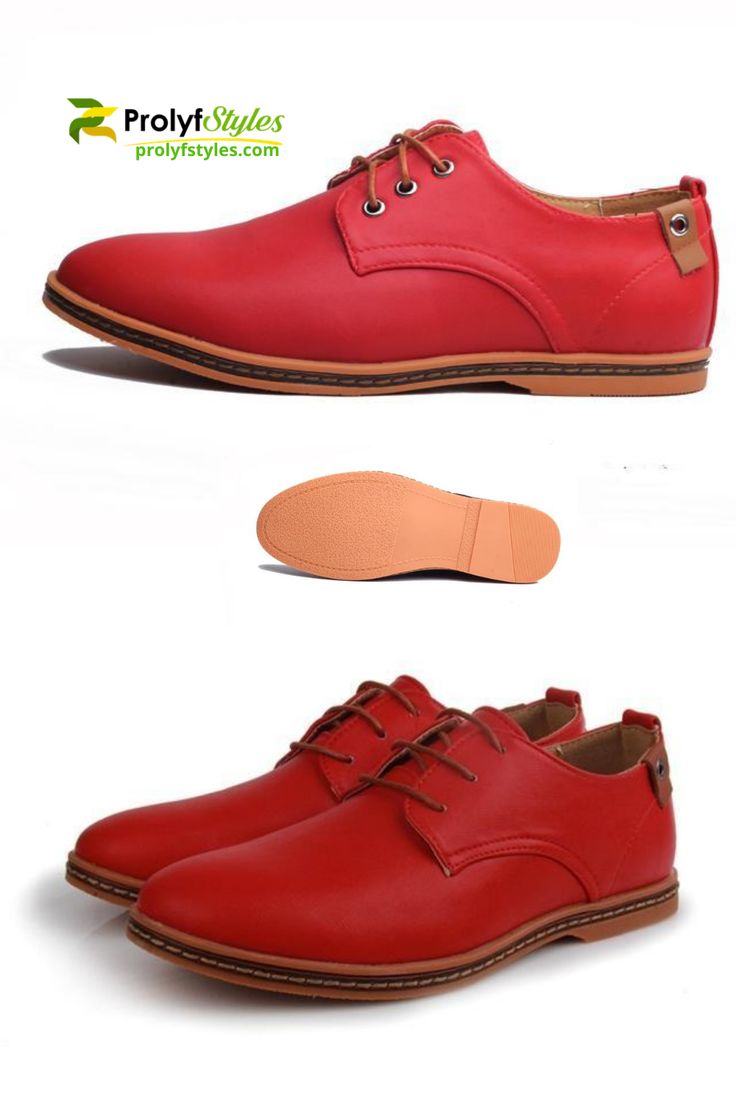 Complete your casual look with these Leather Casual Men Shoes.  It will be your new favorite for casual days at work and hanging around town or driving.  leather casual shoes for men|   mens casual leather shoes | mens red leather shoes casual | men red dress shoes outfit| smart casual shoes for men street styles #menshoe #mensflats #mencasualshoes #menfashionshoes #mendressshoes Flat Heel Dress Shoes For Business In Spring, Casual Oxford Dress Shoes For Office, Casual Dress Shoes With Pointed Toe For Office, Casual Pointed Toe Dress Shoes For Office, Casual Pointed Toe Oxfords For Business Casual, Workwear Dress Shoes With Red Sole, Office Dress Shoes With Red Sole And Plain Toe, Office Dress Shoes With Red Sole, Plain Toe Dress Shoes With Red Sole For Work