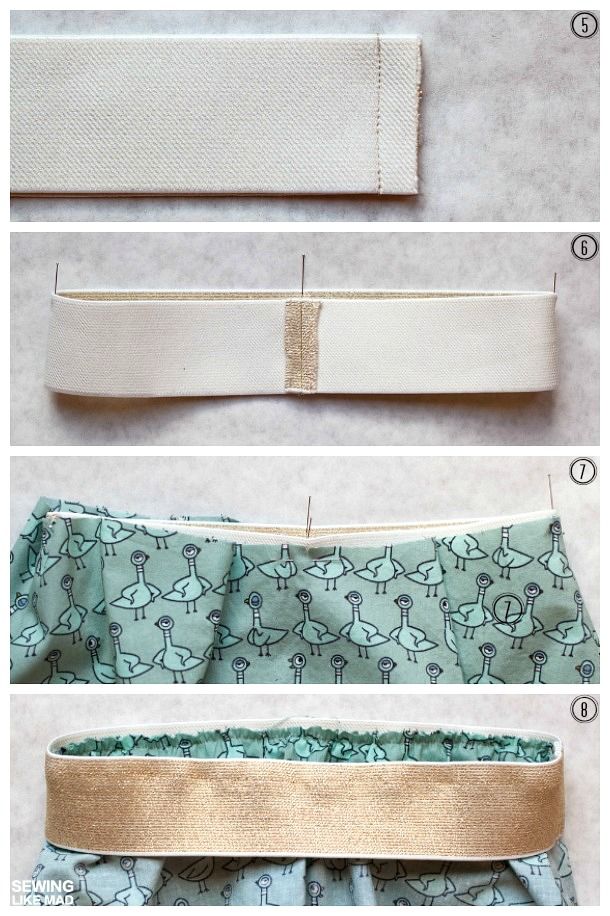 how to sew an easy skirt