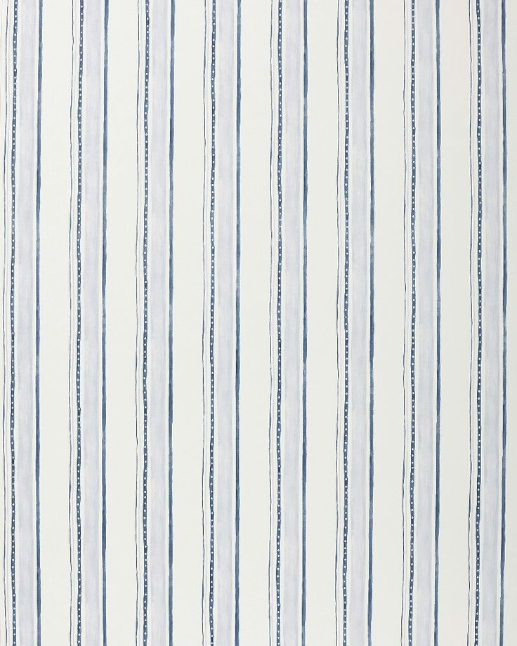 blue and white striped wallpaper with vertical stripes