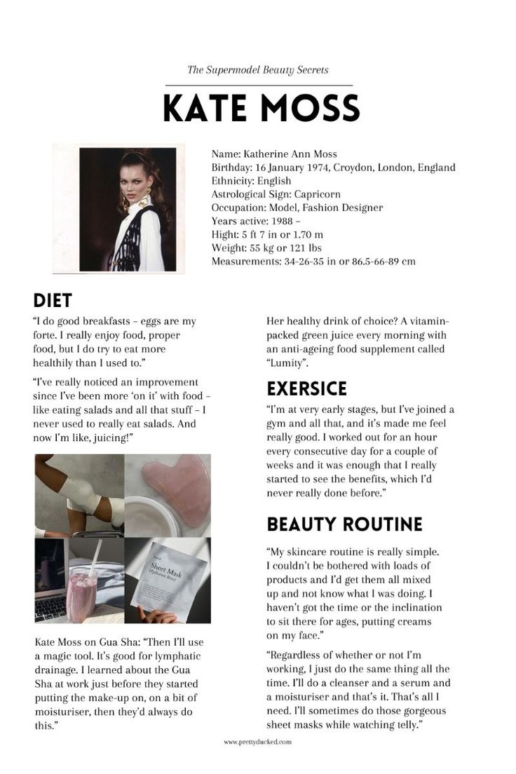 Beauty Secrets by Kate Moss Kate Moss Workout Routine, Kate Moss Diet Plan, Kate Moss Weight, Nothing Tastes As Good As Skinnytaste Quote Kate Moss, Supermodel Beauty Tips, Kate Moss Makeup, Kate Moss Body, Supermodel Beauty Secrets, Model Secrets