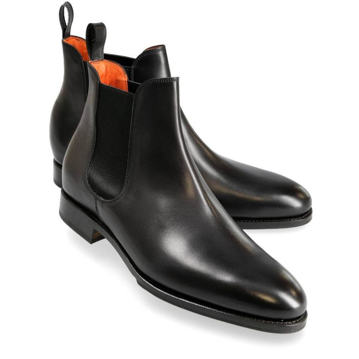 CHELSEA BOOTS WOMEN BLACK FUNCHAL | CARMINA Luxury Chelsea Boots For Business In Winter, Luxury Winter Chelsea Boots For Business, Luxury Business Chelsea Boots For Winter, Luxury Calf Leather Chelsea Boots For Winter, Black Formal Chelsea Boots With Snip Toe, Winter Chelsea Boots With Leather Lining For Formal Occasions, Winter Formal Chelsea Boots With Leather Lining, Formal Winter Chelsea Boots With Leather Lining, Business Heeled Boots With Reinforced Heel