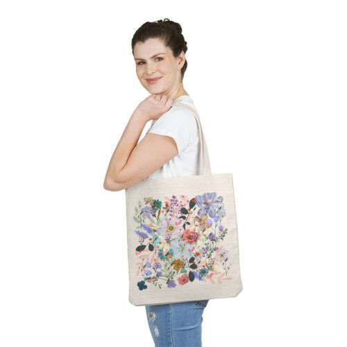 Boho flowers/ floral Casual Satchel Canvas Bag As Gift, Casual Canvas Satchel Bag Gift, Natural Color Bag For Spring Gift, Natural Color Spring Gift Bag, Spring Natural Canvas Bags, Eco-friendly Shoulder Bag For Spring Gift, Spring Canvas Bag In Natural Color, Eco-friendly Shoulder Bag Gift For Spring, Handmade Canvas Bags For Shopping